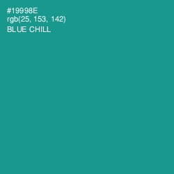 #19998E - Blue Chill Color Image