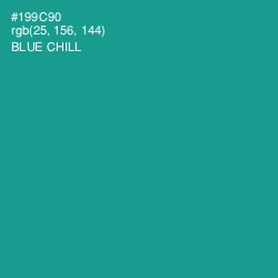 #199C90 - Blue Chill Color Image