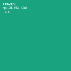 #19A37E - Jade Color Image