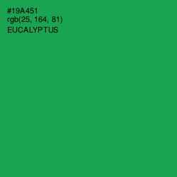 #19A451 - Eucalyptus Color Image