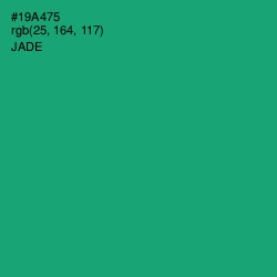 #19A475 - Jade Color Image