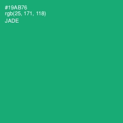 #19AB76 - Jade Color Image