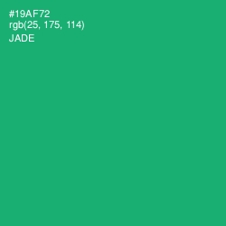 #19AF72 - Jade Color Image