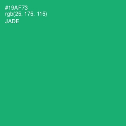 #19AF73 - Jade Color Image