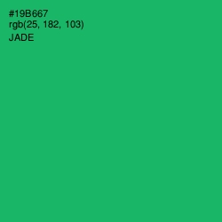 #19B667 - Jade Color Image