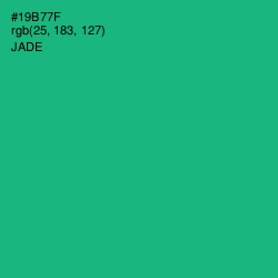 #19B77F - Jade Color Image