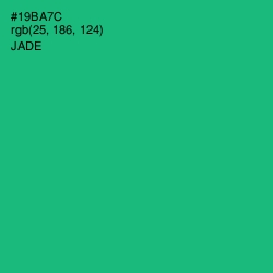 #19BA7C - Jade Color Image