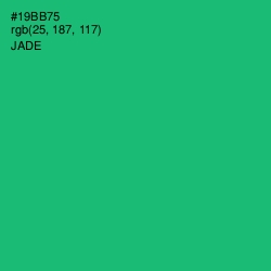 #19BB75 - Jade Color Image