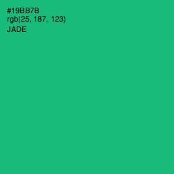 #19BB7B - Jade Color Image