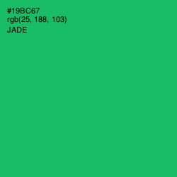 #19BC67 - Jade Color Image