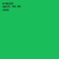 #19BD59 - Jade Color Image