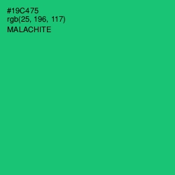 #19C475 - Malachite Color Image