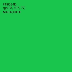 #19C54D - Malachite Color Image