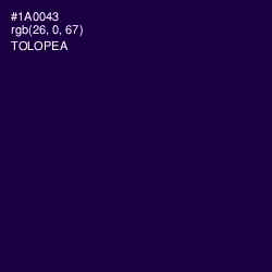 #1A0043 - Tolopea Color Image