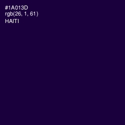 #1A013D - Haiti Color Image