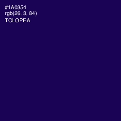 #1A0354 - Tolopea Color Image