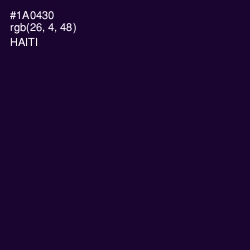 #1A0430 - Haiti Color Image