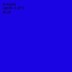 #1A04E3 - Blue Color Image