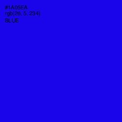 #1A05EA - Blue Color Image