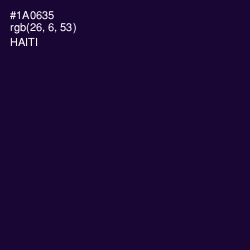 #1A0635 - Haiti Color Image