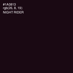 #1A0813 - Night Rider Color Image