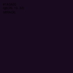 #1A0A20 - Mirage Color Image