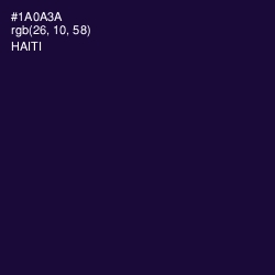 #1A0A3A - Haiti Color Image