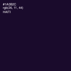 #1A0B2C - Haiti Color Image