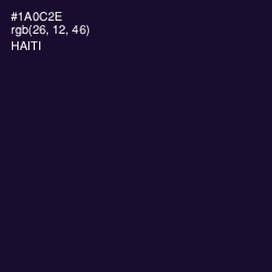 #1A0C2E - Haiti Color Image