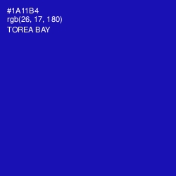 #1A11B4 - Torea Bay Color Image