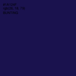 #1A124F - Bunting Color Image