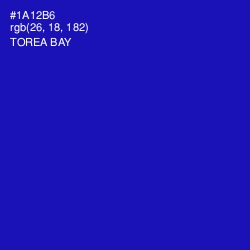 #1A12B6 - Torea Bay Color Image