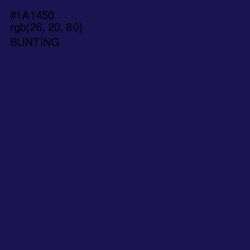 #1A1450 - Bunting Color Image