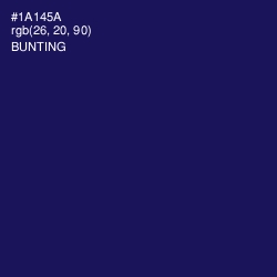 #1A145A - Bunting Color Image