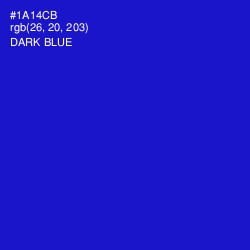 #1A14CB - Dark Blue Color Image