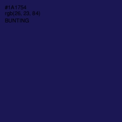 #1A1754 - Bunting Color Image