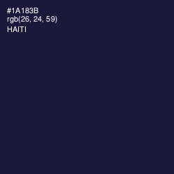#1A183B - Haiti Color Image