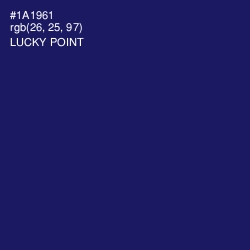 #1A1961 - Lucky Point Color Image