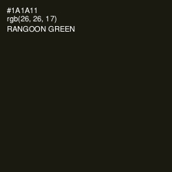 #1A1A11 - Rangoon Green Color Image