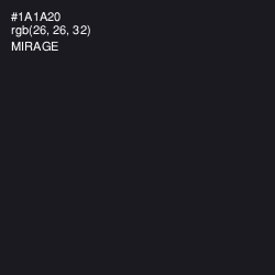 #1A1A20 - Mirage Color Image