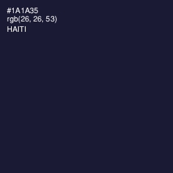 #1A1A35 - Haiti Color Image