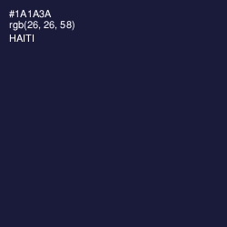 #1A1A3A - Haiti Color Image