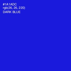 #1A1ADC - Dark Blue Color Image