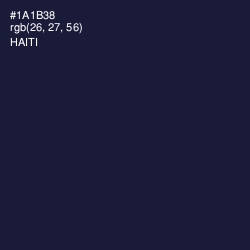 #1A1B38 - Haiti Color Image