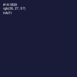 #1A1B39 - Haiti Color Image