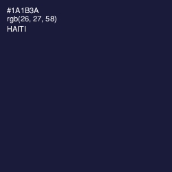 #1A1B3A - Haiti Color Image