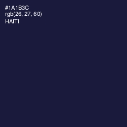 #1A1B3C - Haiti Color Image