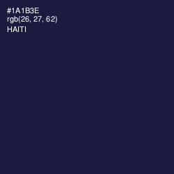 #1A1B3E - Haiti Color Image