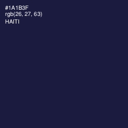 #1A1B3F - Haiti Color Image