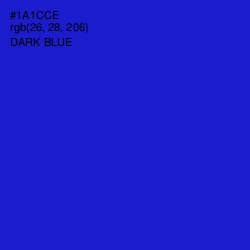 #1A1CCE - Dark Blue Color Image